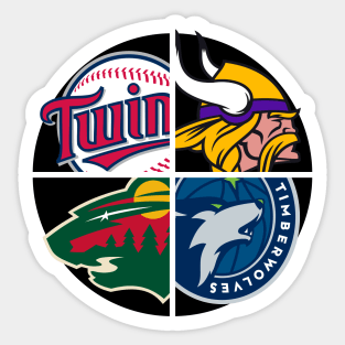Minnesota Sports Teams Sticker